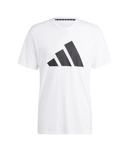 Camiseta Adidas Train Essentials Feelready Logo blanca 2024